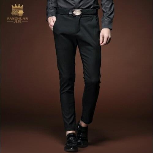 Free Shipping New Male fashion mans Men spring summer mens casual Slim feet pantyhose fashion trend of young pants 15812