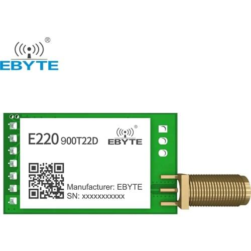 SX1262 LoRa 868MHz Wireless Module UART 22dBm 5km Long Range EBYTE E22-900T22D FEC SMA-K Antenna RF Wireless Transmitter