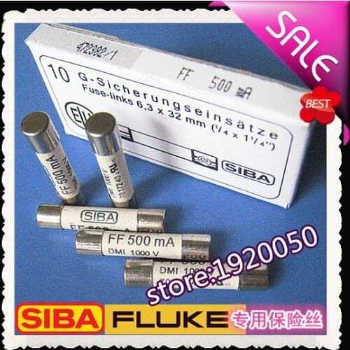 Fluke million meter F17B F15B fuse 1000V FF500mA 6*32mm