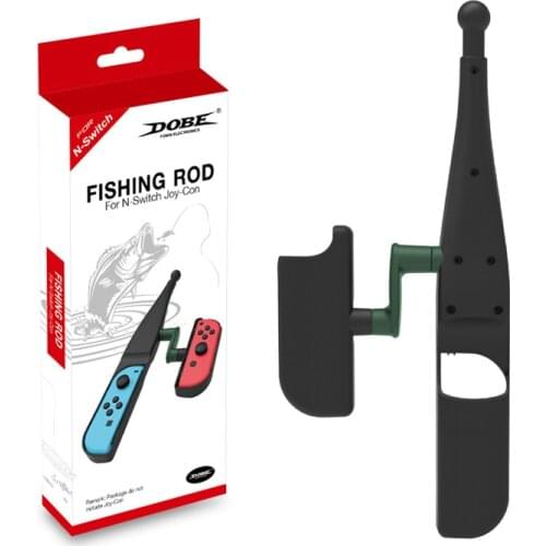 Game Handgrip Fishing Rod Pole for Nintend Switch Handle Joypad Stand Holder Game Accessories for NS Fishing Games Joystick