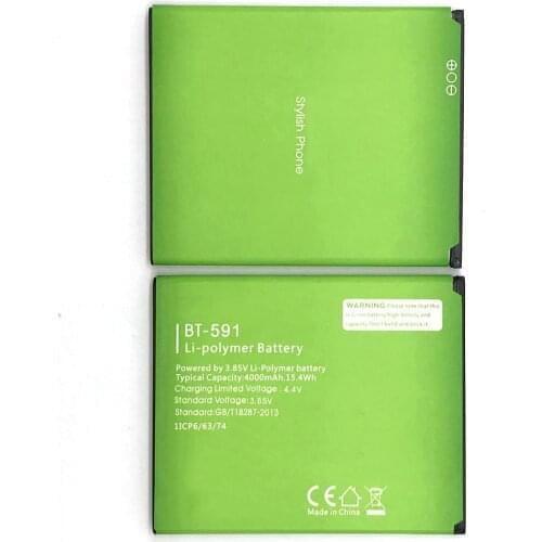 ISUNOO BT-591 BT 591 Phone Battery For LEAGOO kiicaa power Mobile Phone Replacement Battery