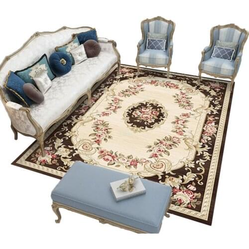 Modern European Style Living Room Carpet Coffee Table Bedroom Decoration Large Area Rug