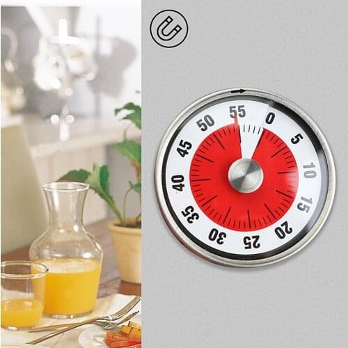 Stainless Steel Kitchen Timer Novelty Countdown Cooking Clock Alarm Time Reminder Instrument For Hot Milk Timing In The Kitchen