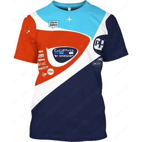 Summer T-Shirt For KTM Factory Racing Motorcycle Motocross Riding