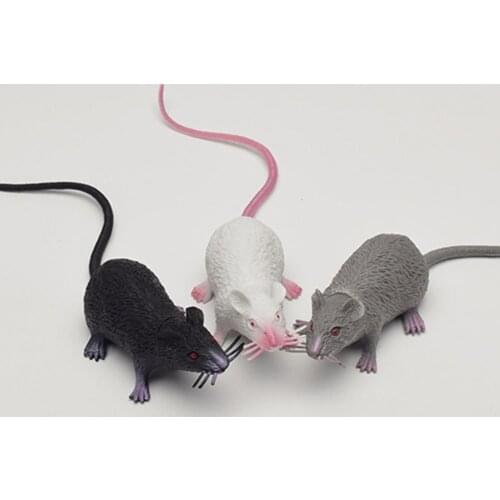Simulation Long Tail Mouse Rat Trick Joke Toy Photo Props Halloween Party Decor Party Decoration Prank Trick Fun Joke Toys