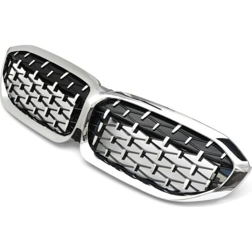 New 3 Series G20 G28 Diamond Style Replacement Grille Car Front Bumper Grill For BMW G20 G28 2018-2020 Car Accessories