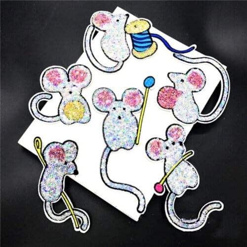 Wholesale 20pcs Embroidered Sewing On Patch Iron-On Patch Stickers For Clothes Sewing Fabric Applique Supplies YH222
