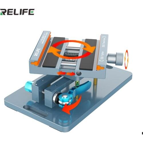 Relife RL-601S Anti-slip Rotating Universal Fixture Clamp Holder Easy Quick Remove The Back Cover Glass for Mobile Phone
