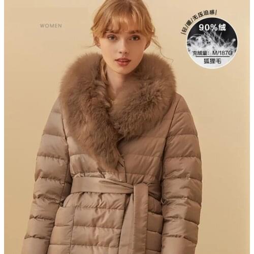 Qpipsd Women's Down Jackets With Fur