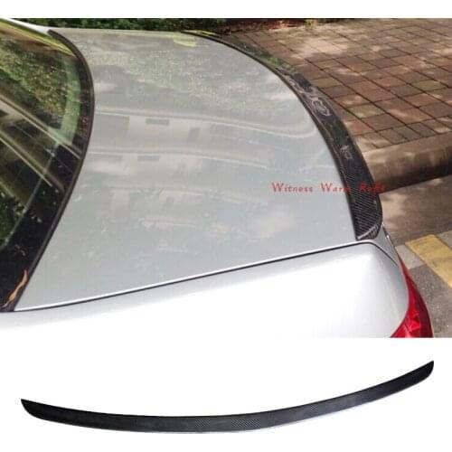 Carbon Fiber Trunk Spoiler Fit For BENZ E Class W212 Sedan 4 door Rear Wings Trunk Lip Spoiler car styling 2010-2015