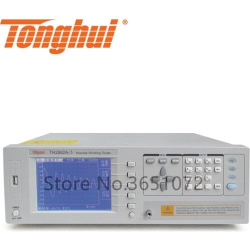 TH2882A-5 Impulse Output Voltage 500-5000V Single Phase Impulse Winding Tester Can Test 20mH Inductance
