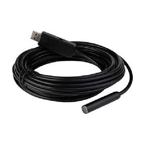 Top quality 0.3MP 10m Waterproof Mini USB Endoscope Inspection Camera 6 LED 7mm Lens Mini Borescope Snake Tube Camera P2P