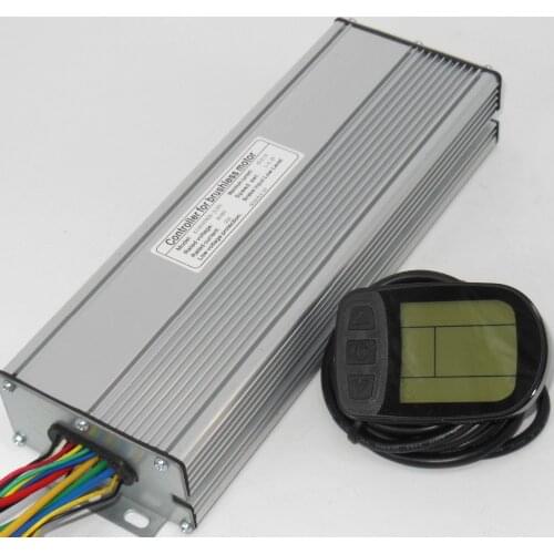 48V 1500-2000W 45Amax Brushless DC Motor Controller Ebike LCD5 KUNTENG LCD Sine Wave Controller +KT-LCD5 Display One Set