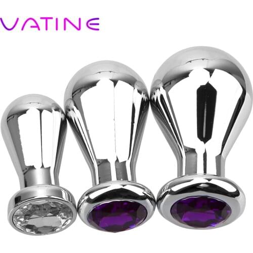 VATINE Super Large Size Bulbs Anal Plugs Anal Beads Butt Plug Anus Dilator Sex Toy Men And Women Adult Products