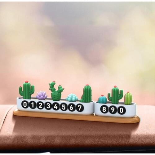 Car Stickers Temporary Parking Card Telephone Number Holder Auto Park Mobile Phone Number Plate