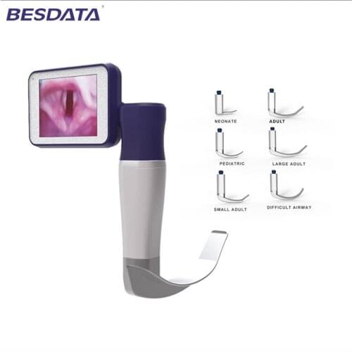 BD-DF laryngoscopy mirror curved laryngoscope bladedirect and indirect laryngoscopy Electronic endoscope type flexible