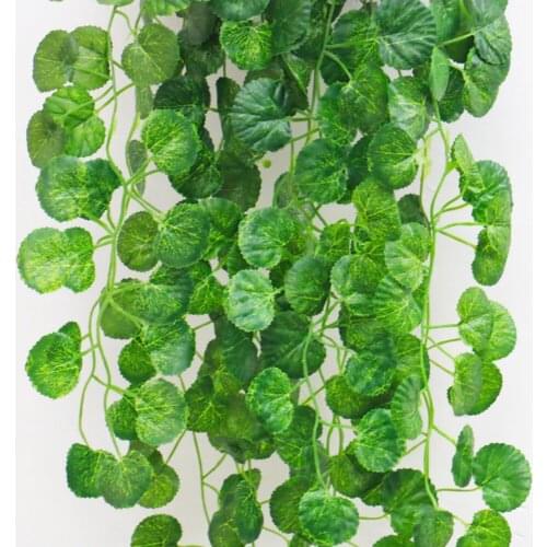 Artificial Green Leaves Vine Fake Vines Rattan Plants Ivy Wreath Garland Garden Wall Hanging Decor For Home Garden Wedding Party