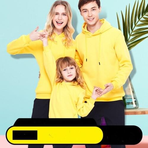 20201 Hot Sale Spring Autumn Cotton Family Matching Hoodies Sets Sweatshirts Casual Quality Children Clothing Tops Family Look