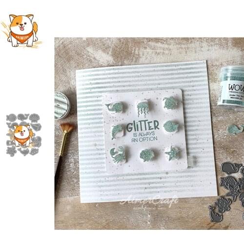 Small Ocean Series Metal Cutting Dies Scrapbooking Stencil DIY Decorative Craft Embossing Die Cuts Card Making New Dies For 20