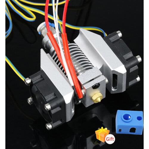 New E3D V6 Metal hotend print head kit with 3PC 3010 Cooling Fans V6 circular heat sink and uper cooling fan duct