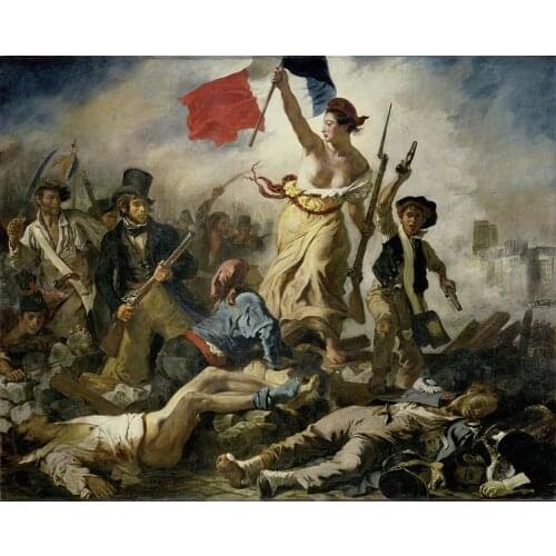Wholesale painting # HOME WALL history ART Eugene Delacroix French Liberty Leading the People PRINT PAINTING ON CANVAS