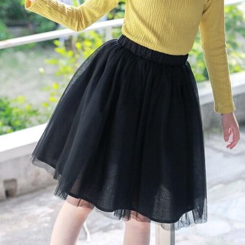 Autumn Girls Skirts Cute Princess Girls Clothes Birthday Gift Ball Gown Elastic Waist Long Party Tutu Skirts DQ716