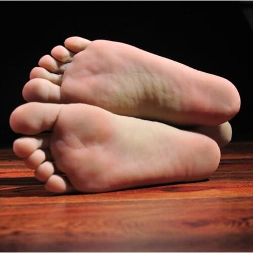 Pair Female Mannequin Feet for Display Foot Practice Training