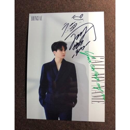 Signed GOT7 Choi Young Jae YoungJae autographed photo CALL MY NAME 5*7 1019O1