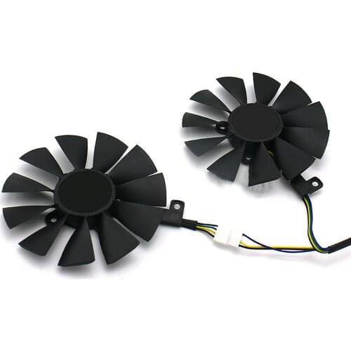 Durable PLD09210S12HH Graphics Card Cooling Fan for ASUS GTX1060 1070 RX480 P106-100 Repair Parts