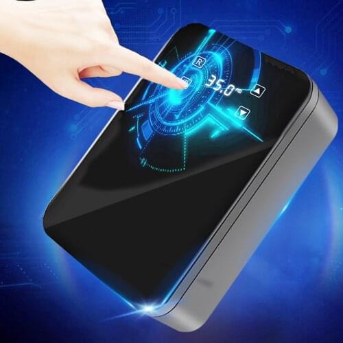 Touch Screen) Intelligent Car Air Compressor 120W Tire Inflatable Pump 12V Portable LED Display Auto Tyre Inflator Car Tires