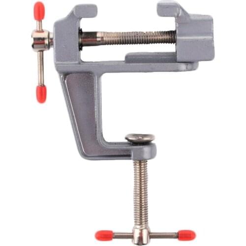 Aluminum Alloy Bench Table Swivel Lock Clamp Crafts Jewelry Repair Vise Tool Welding Auxiliary Modeling Tools