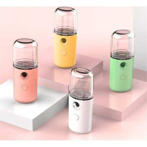USB Rechargeable Portable Mini Nano Air Humidifier Cooling Facial Steamer For Home Office Mist Maker Hand Disinfection 30