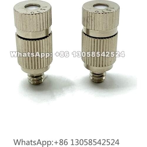 High Pressure Fine Mist Anti-drip Nozzle, Watering and Irrigation Sprayers Nozzle, Cool Mist Fog Nozzle for Fog Machine