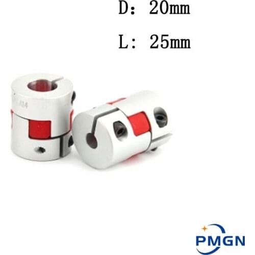 High quality 3pcs XB Coupler Aluminium Plum Flexible Shaft Plum blossom Coupling D20L25 Motor Connector Flexible Coupler