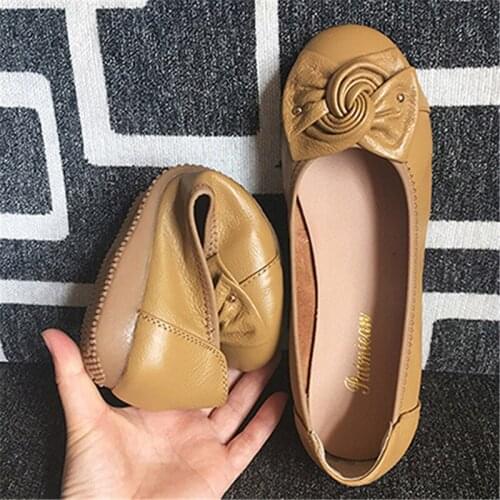 41 42 43 womens shoes spring and autumn 2021 soft soles flat shoes large size single shoes women comfortable casual shoes