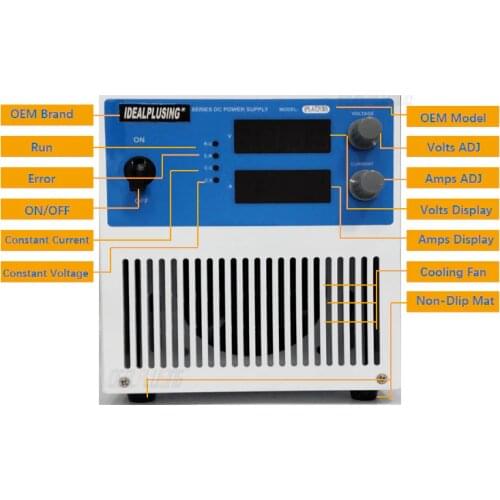 0-5vdc analog remote control & read-back voltage for capacitor of 1200V 1300V 1400V 1500V 1A ac to dc adjustable power supplies