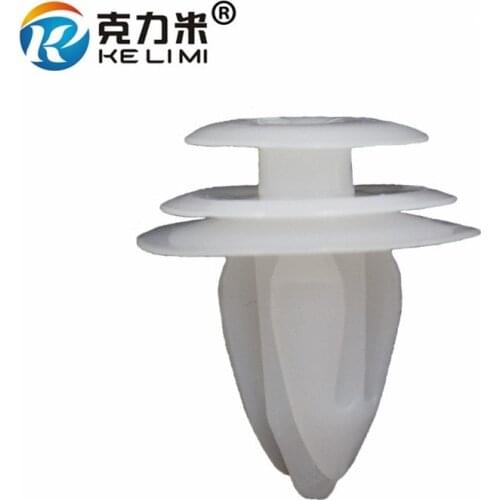 KE LI MI NO.22 Universal Type White Auto Solid Car Interior Trim Door Panels Clip Fastener