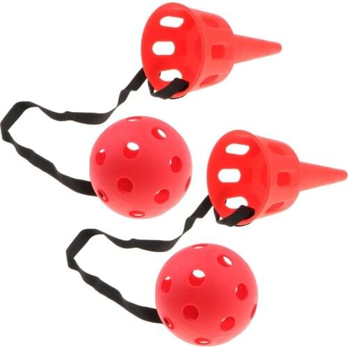 2 Set Scoop Ball Toss and Catching Game Child Family Summer Garden Outdoor Activity Yard Fun Sport Game Toy Play Fun