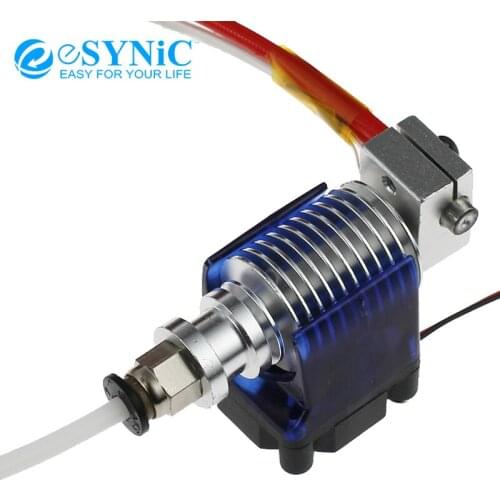 Esynic 3D Printer V6 J-Head Hotend Fan For 1.75mm Bowder Extruder 0.4mm Nozzle Kossel 40w 12V 6 X 20mm J-Head Hotend PTFE Tube