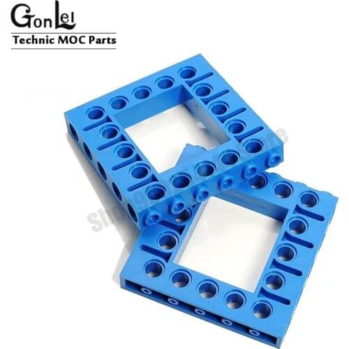 4Pcs/Lot High-Tech Beams 5 x 5 Open Center Beam Frame Square MOC Building Blocks Brick DIY Toys Compatible with 32324 32531