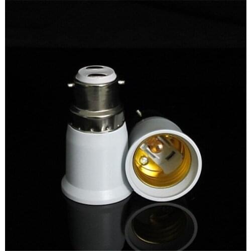 50pcs Fireproof PC Converter B22 To E27 Adapter Conversion Socket High Quality Material Socket Light Bulb Adapter Lamp Holder
