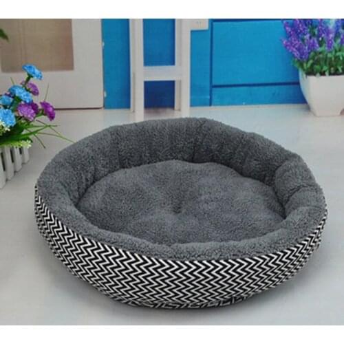 Large Round Pet Dog Cat Bed Cushion Breathable Mat Pad Cozy Warm Soft House