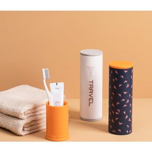 Household Portable Toothbrush and Toothpaste Storage Box Travel Dustproof Mouthwash Cup Couples Mouth Cup Childrens Tooth Mug