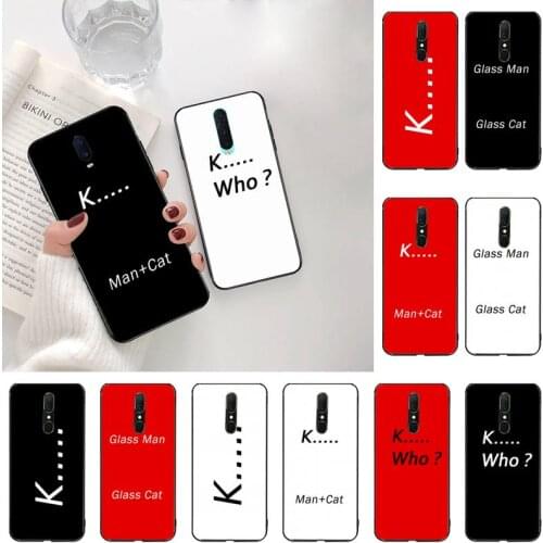 Fashion Letter Fitted Phone Case Cover For Oppo A5 A9 2020 A5S Reno2 z Renoace 3pro Realme5Pro
