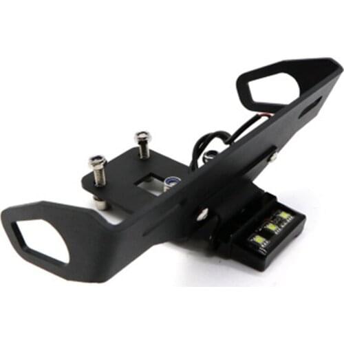 Motorcycle Rear Tail License Plate Fender License Plate Holder with Led light For Kawasaki Z1000 Z1000SX Ninja 1000