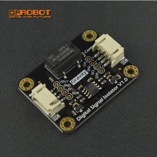 DFRobot Gravity Digital I2C Signal Isolator providing DC 5V 150mA power to sensor for multi-parameter water quality detection