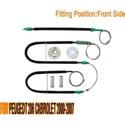 FOR PEUGEOT 206 CABRIOLET WINDOW REGULATOR REPAIR KIT FRONT LEFT or RIGHT 2000-2007