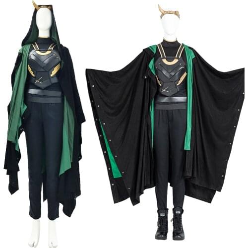 Loki Season One Cosplay Costume Lady Loki Sylvie Lushton Role-playing Outfit Halloween Carnival Clothes Full Props With Mask