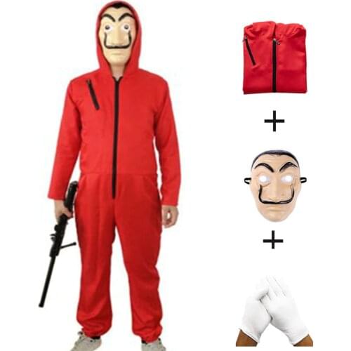 Salvador Dali Cosplay La Casa De Papel Costume Child Adult Man Woman Halloween cosplay Costume
