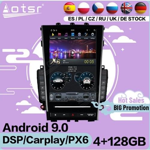 128G Tesla Screen Multimedia Stereo Android 9 Player For Infiniti Q50L 2015 2016 2017 2018 GPS Navigation Audio Radio Head Unit
